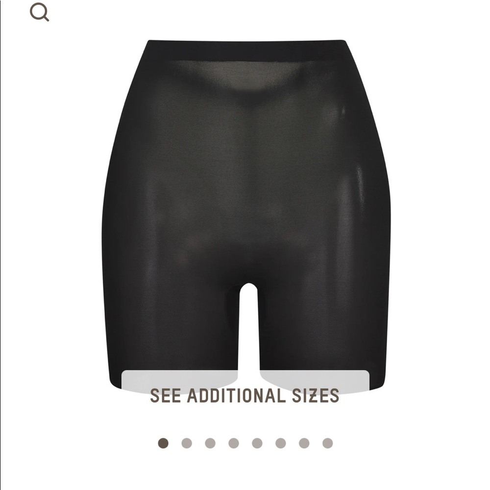 NWTS SKIMS SHEER SCULPT SHORT SIZE XL